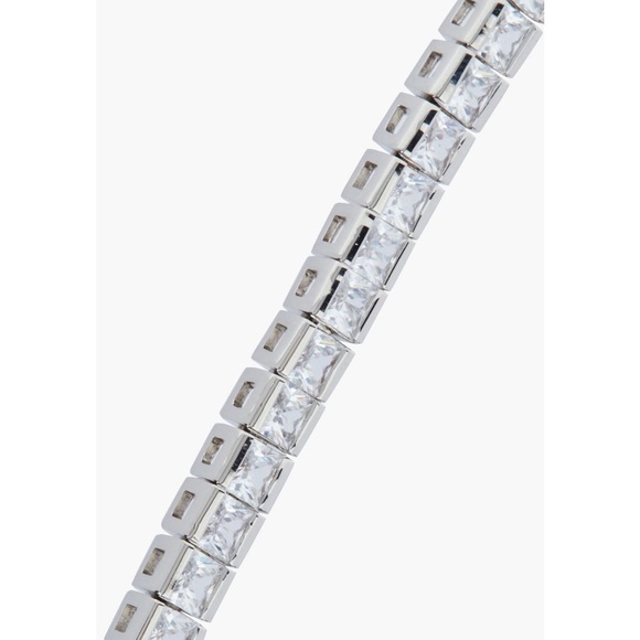 CZ BY KENNETH JAY LANE
Rhodium-plated crystal bracelet - Picture 3 of 3